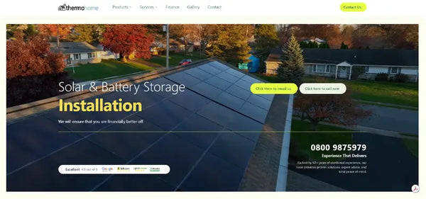 Therma Home Solar website